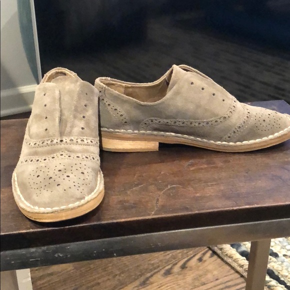 Steven By Steve Madden Shoes - Slip on suede Oxford Steve by Steve Madden